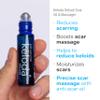 Bruizex KELODA Deluxe Scar & Keloid Removal Oil & Massager, 0.33 oz - Treatment of Surgical Scars & Piercing Keloids, Acne, Burns with Coconut, Shea, Turmeric, Lavender, Helichrysum Oils & Vitamin E view 3