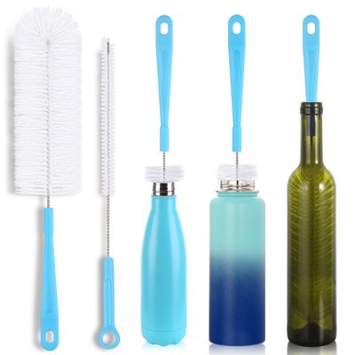 16" Bottle Brush Cleaner for Water Bottle - Long Handle Bottle Brush for Cleaning Narrow Neck Sport Bottles,Beer Bottle and Jugs, Set of 2