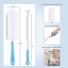 16" Bottle Brush Cleaner for Water Bottle - Long Handle Bottle Brush for Cleaning Narrow Neck Sport Bottles,Beer Bottle and Jugs, Set of 2 view 2