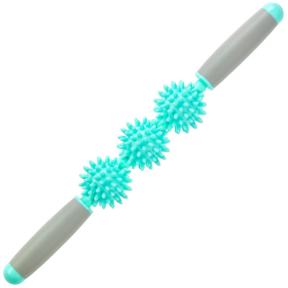 Coolife Fascia Muscle Roller - Cellulite Massager - Fascia Roller for Cellulite and Sore Muscles - Neck, Leg, Back, Body Deep Tissue Massage Stick Tools - 3 Balls Size Version