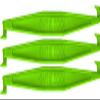 2 in 1 Outie Tool Aligner Remover for Invisible Braces | Easily and Safely Removes Top & Bottom Trays | 60 Count | 20 Pacific Bulk Unwrapped, 20 Midnight Singles, 20 Neon Green Singles view 4