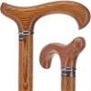 Royal RC Canes Extra Strong Espresso Ash Wood Walking Cane  Large Derby Cane with Brass Collar  Supports up to 500 lbs & 7' Height  Durable Wood Walking Cane for Men and Women view 1