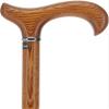 Royal RC Canes Extra Strong Espresso Ash Wood Walking Cane  Large Derby Cane with Brass Collar  Supports up to 500 lbs & 7' Height  Durable Wood Walking Cane for Men and Women view 2