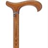 Royal RC Canes Extra Strong Espresso Ash Wood Walking Cane  Large Derby Cane with Brass Collar  Supports up to 500 lbs & 7' Height  Durable Wood Walking Cane for Men and Women view 3