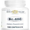 Bio-Tech Pharmacal B2-400, 100 Capsules  All-Natural Supplement  Supports Clarity and Productivity  No Dairy, Fish, Gluten, Peanut, Shellfish, GMOS, & Soy  No Artificial Colors view 1