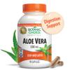 Aloe Vera- Leaf and Latex, Digestive, Liver, Stomach health-Contains Amino Acids, Vitamins, Minerals, Enzymes- 500mg-Gluten Free, Non-GMO-90 capsules view 1