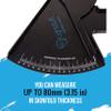 Lightstuff Precision Skinfold Caliper - Easy, Reliable Tool for Monitoring Body Fat - Quick Start Guide for Beginners, Detailed Booklet for Advanced Users - Measures up to 80mm in Skin Fold Thickness view 3