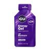 GU Energy Original Sports Nutrition Energy Gel, Jet Blackberry, 24 Count Box (123044) view 1
