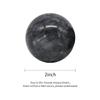 BRABUD 2in Marble Health Stress Exercise Baoding Balls Black Grey Craft Collection BS002 view 2