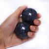 BRABUD 2in Marble Health Stress Exercise Baoding Balls Black Grey Craft Collection BS002 view 3