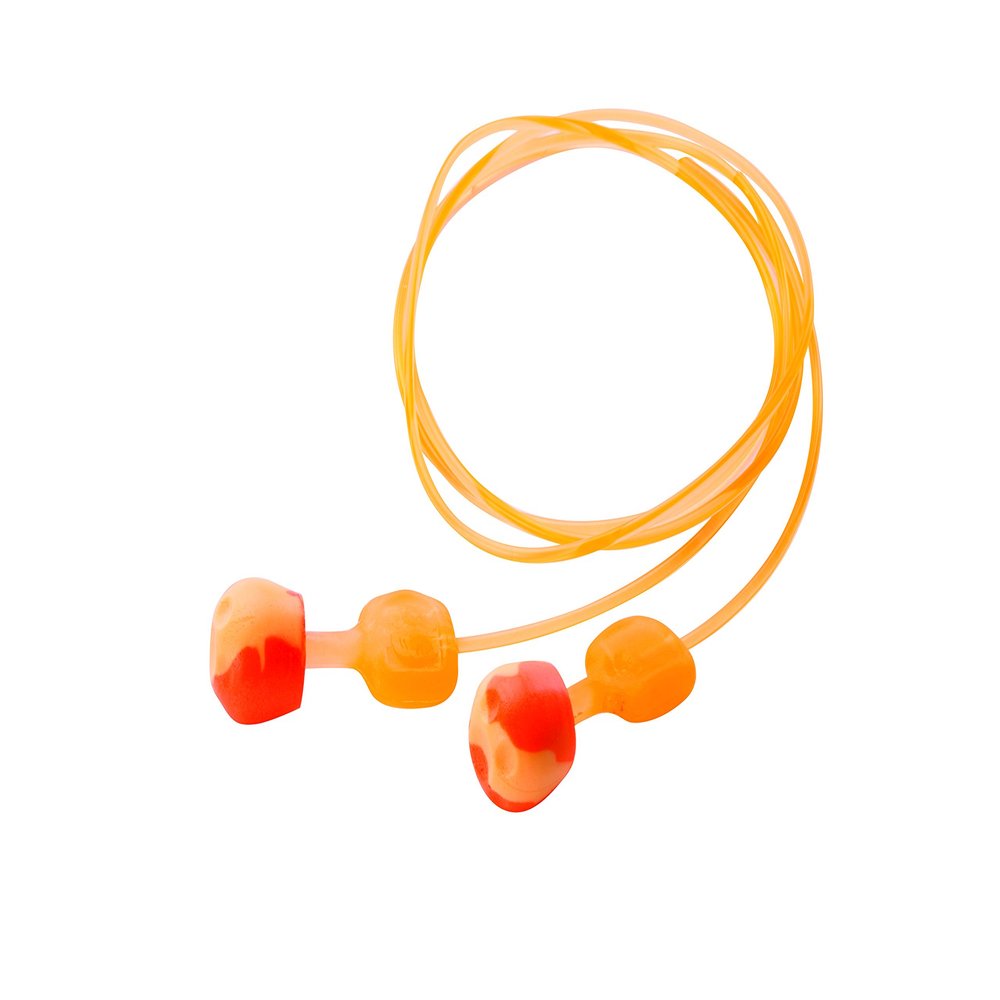 Howard Leight by Honeywell TrustFit Pod Push-In Corded Reusable Foam Earplugs, 100 Pairs Per Box (TRUSTFITPOD-30)