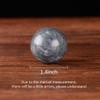 BRABUD Marble Hand Balls Dark Grey Chinese Health Exercise Baoding Balls Stress Relief 1.4'' BS004 view 2