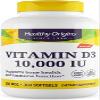 Healthy Origins Vitamin D3 10,000 IU (Non-GMO, High Potency, Bone Support, Immune Support, Gluten Free), 360 Softgels view 1