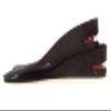 SINY Mens Full Length Orthotic Shoe Insoles 3cm Height up Heel Pain Flat Feet Foot Care Heel 1.2" Black Cushion view 2