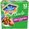 Blue Diamond Almonds Whole Natural Raw Snack Nuts, 100 Calorie Travel Bags, 32 count view 2