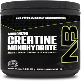 NutraBio Pure Micronized Creatine Monohydrate Powder Supplement, Unflavored, (500 g) - Supports Bulk Muscle Energy, Recovery, and Strength - HPLC Tested Creatine Powder Supplement for Men and Women