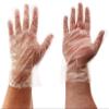 Winco Clear Disposable PE Gloves, Large, 500 pcs. view 1