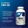 GAT SPORT Omega-3 Fish Oil, High Potency EPA, DHA, Brain, GLP1 Support, 90 Softgels view 3