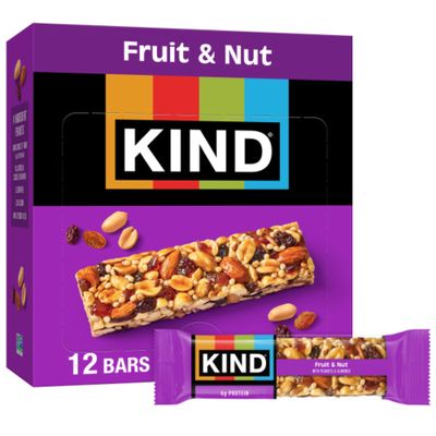 KIND KIND Bars, Fruit & Nut, Fruit & Nut, 12 Count (Pack of 12)