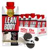 Labrada Lean Body Ready-to-Drink Cookies and Cream Protein Shake, 40g Protein, Whey Blend , 0 Sugar, Gluten No, 22 Vitamins & Minerals, (Recyclable Carton & Lid - Pack of 12) LABRADA , 17 Fl Oz (Pack of 12) view 1