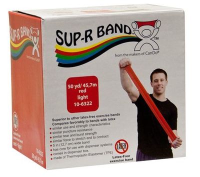 ALIMED 32820 Cando Sup-R Band Red 50 yds.