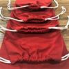 Cotton Double Drawstring Muslin Bags 4"X6" (RED Color) - 50 Pieces view 3