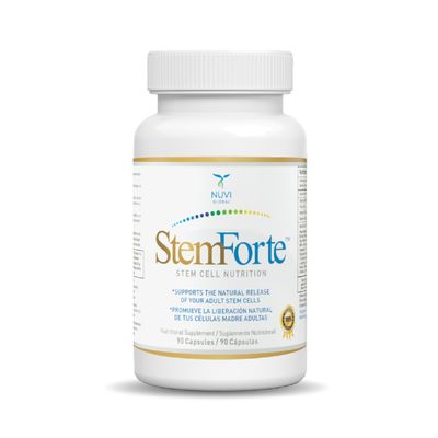 NuVi Global Stemforte Stem Cell Supplements | Anti Aging Supplement Stem Cell Nutrition to Promote Cellular Regeneration and Repair, Regenerate Old & Damage Cells | 90 Capsules for Men and Women