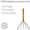 Body Back Scalp Massager, Head Scratcher, Manual Head Massager for Stress Relief, Relaxing Scalp Scratcher, Tingler for Gentle Hair Stimulation (Gold) view 2