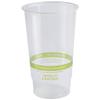 100% Compostable Cups by World Centric, Made from Ingeo PLA, for Cold Drinks, Clear, 24 oz (Pack of 1000) view 1