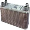 Duda Energy HX1230:M34 B3-12A 30 Plate Stainless Steel Heat Exchanger with 3/4" Male NPT Ports Copper Brazed, 2.9" Height, 2.9" Width, 7.5" Length view 4