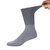 Big and Tall Diabetic Cotton Neuropathy Crew Socks, King Size Mens Athletic Crew Socks (13-16, Gray) - 12 pairs view 4
