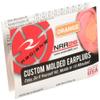 Radians Custom Molded Earplugs, Orange view 1