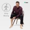 Juzo Soft 2002, Knee-High, 30-40 mmHg, Closed Toe Compression Stocking - Men & Women, Regular, 2 (II), Black view 3