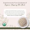 Starwest Botanicals Organic Slippery Elm Bark Powder - Traditional Herb for Tea & Recipes, Enjoy with Milk & Sweetener, Certified Kosher, Non-GMO - Bulk 1 lb Bag view 2