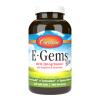 Carlson - E-Gems Elite, 400 IU Vitamin E with Tocopherols & Tocotrienols, Vitamin E Capsules, Heart Health & Optimal Wellness, Antioxidant, Vitamin E Supplement, 240 Softgels view 1