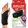 MUELLER Sports Medicine Green Fitted Wrist Brace for Men and Women, Wrist Pain Relief Support, Ideal for Carpal Tunnel, Tendonitis, Arthritis, Right Hand, Black, Large/X-Large view 1