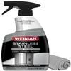 Weiman Stainless Steel Cleaner and Polish - Protects Appliances from Fingerprints and Leaves a Streak-Free Shine for Refrigerator, Dishwasher, Oven & Grill, Cleaning Supplies, Microfiber Cloth view 1