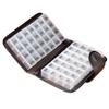 Easy Comforts 14 Day Pill Holder, Travel Case Medication Reminder Pill Box with Detachable Compartments, Lilac view 3