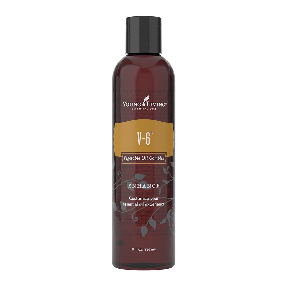 Young Living V-6 Enhanced Vegetable Oil Complex for Custom Blending with Essential Oils - 8 fl oz