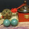 BRABUD 1.57" Marble Green Baoding Balls Chinese Health Exercise Massage Balls Stress Relieve Hand Exercise BS023 view 4