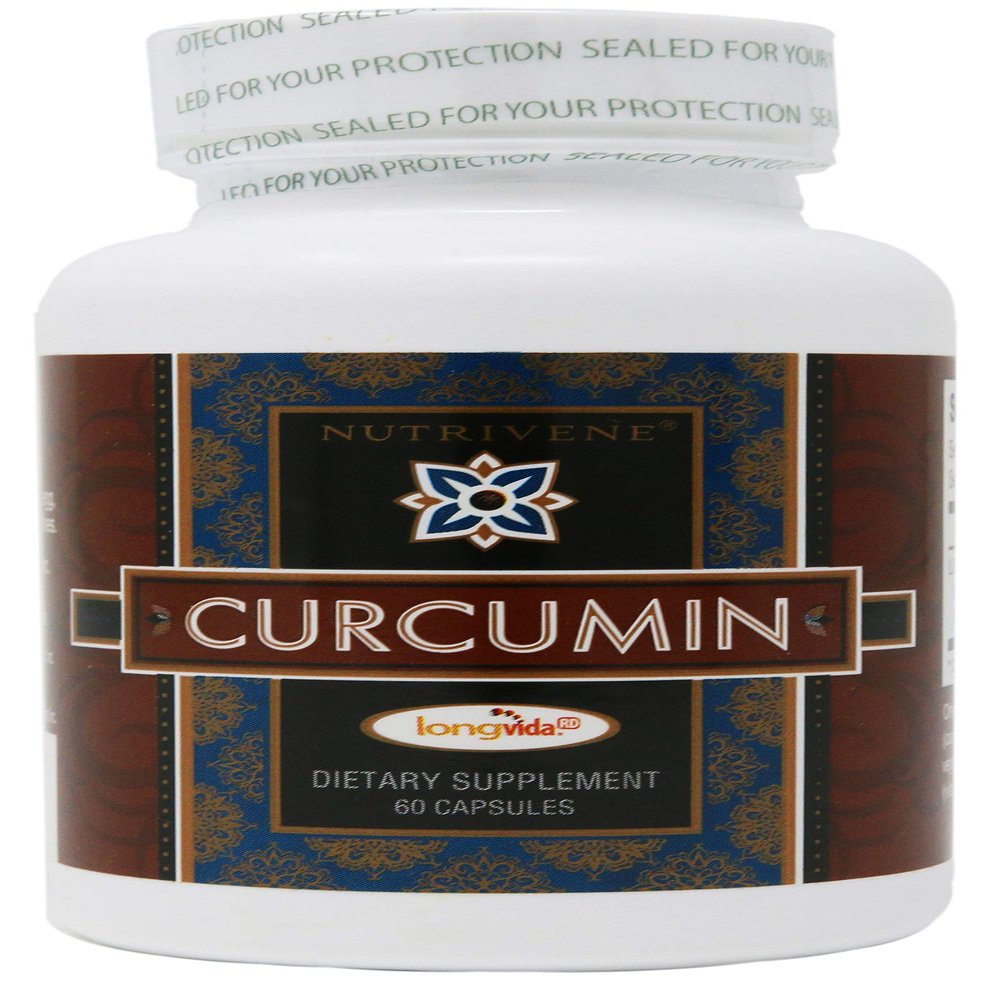 Curcumin, Longvida by Nutrivene (500 mg, 60 Capsules)