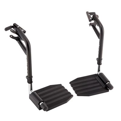 Invacare Wheelchair Legrest with Swing-Away Design, Adjustable Footrest Length and Flip-Up Composite Footplate, Easy-to-Install, Designed for Invacare Wheelchair