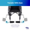 Invacare Wheelchair Legrest with Swing-Away Design, Adjustable Footrest Length and Flip-Up Composite Footplate, Easy-to-Install, Designed for Invacare Wheelchair view 2