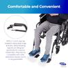 Invacare Wheelchair Legrest with Swing-Away Design, Adjustable Footrest Length and Flip-Up Composite Footplate, Easy-to-Install, Designed for Invacare Wheelchair view 3