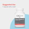 Allergy Research Group Pure Vitamin C Supplement - Ascorbic Acid, 1000mg Organic Vitamin C, High Potency, Unbuffered, Mild Acidity, Vegetarian Capsules - 100 Count view 4