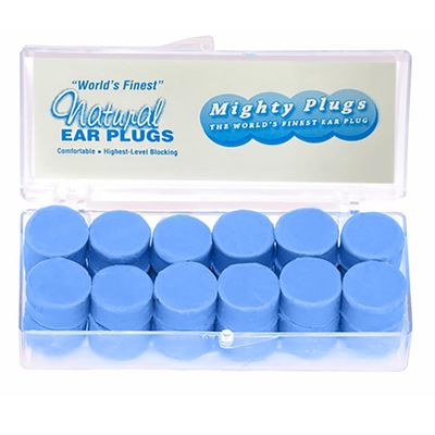 Mighty Plugs Pure Beeswax Earplugs NRR 34 Noise Cancelling Ear Plugs for Sleeping, Snoring, Swimming & Loud Noise (12 Pairs)