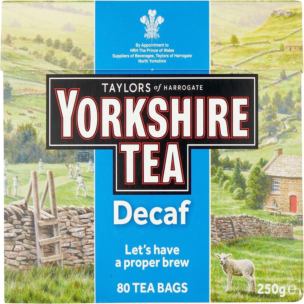 3 X Yorkshire Decaffeinated Tea, 80 Teabags