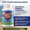 Vertigo Relief Product & NonDrowsy Motion Sickness Pills: Nausea and Dizziness, Ginger & Grape Seed Formula, Inner Ear Balance, Car, Cruise & Travel Essential, Stomach Support, Sea Sickness, 80Count view 2