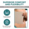 EpiDerm Large Silicone Scar Sheets  Soft, Reusable Silicone Sheets for Tummy Tuck, CSection, Burns & Surgical Scars  Customizable, Flexible & Easy to Clean - Made in the USA - 11" x 15.75", Natural view 3