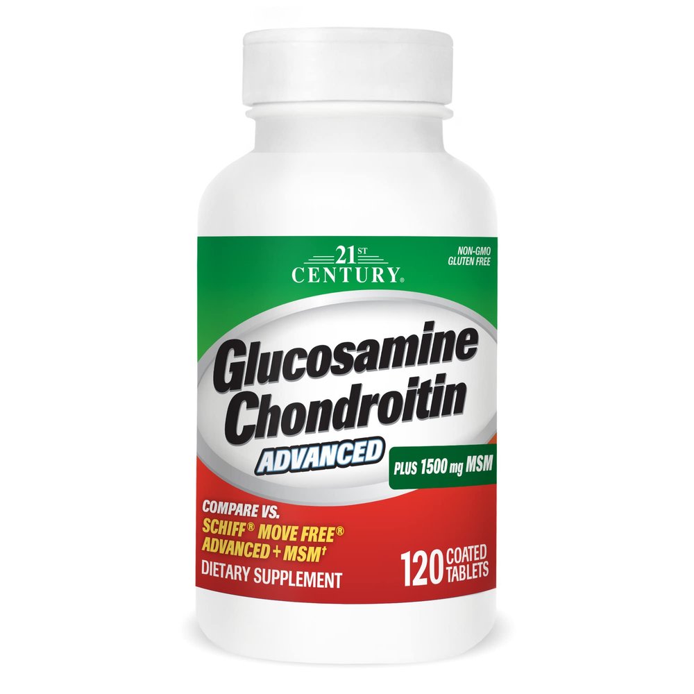 21st Century Healthcare Glucosamine Chondroitin Advanced 120 Tabs (27291)